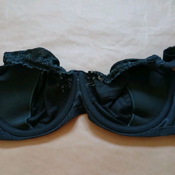 Fit Fully Yours Bra Size 30H Green Lace Underwire - Picture 6 of 6